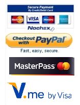 Use Credit or Debit Card, PayPal or Nochex to pay.
